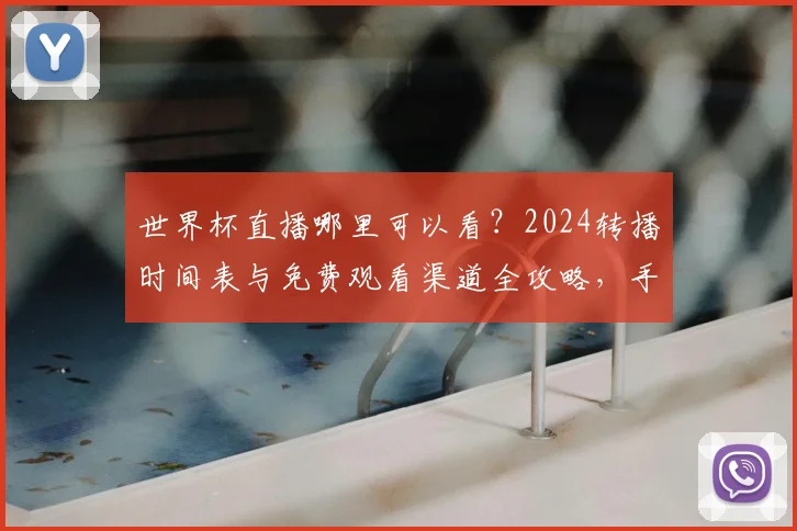 世界杯直播哪里可以看？2024转播时间表与免费观看渠道全攻略，手机电脑都能用！